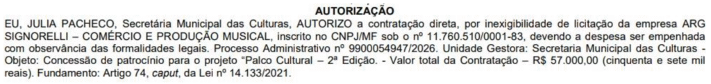 Reprodução Diário Oficial