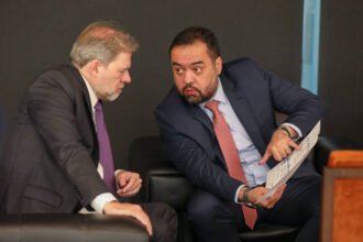 Ministro do STF, Dias Toffoli, e governador do Rio de Janeiro, Cláudio Castro.