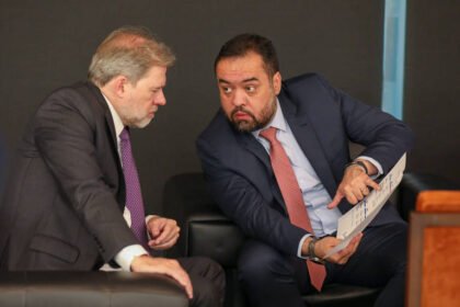 Ministro do STF, Dias Toffoli, e governador do Rio de Janeiro, Cláudio Castro.