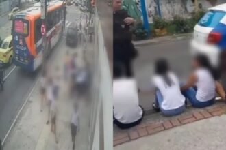 Arrastão de estudantes uniformizados mostra que o crime está fazendo escola