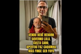 'Apertou, faz caquinha': Zema ironiza Lula com imagem de bebê reborn em meio a escândalo do INSS