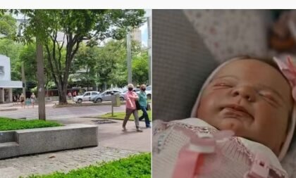 'Achei que era reborn: homem agride bebê durante discussão por lugar em fila