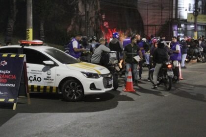 São Gonçalo declara guerra ao barulho: mais de 700 motos abordadas e 16 apreensões em ação de choque