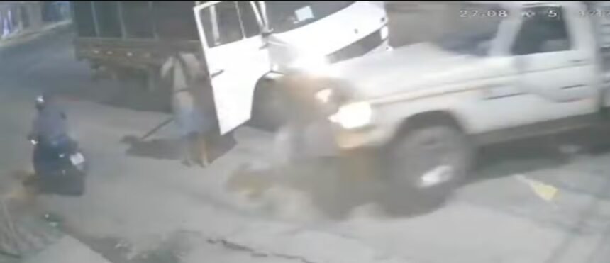Vítima reage e atropela assaltante em Lagoa Seca (PB), veja vídeo