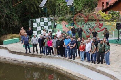 Cascata dos Amores nenascida: Piscina natural é entregue revitalizada à população de Teresópolis