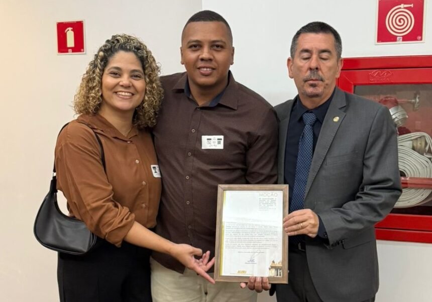 Gari que salvou família no Rio Acari recebe Moção de Aplausos na Alerj
