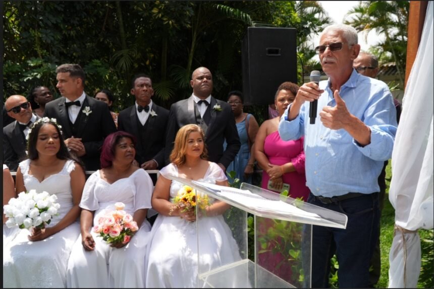 São Gonçalo: prefeitura promove casamento comunitário e realiza o sonho de casais