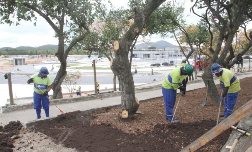 Parque RJ São Gonçalo floresce com novo paisagismo e promessa de lazer para milhares