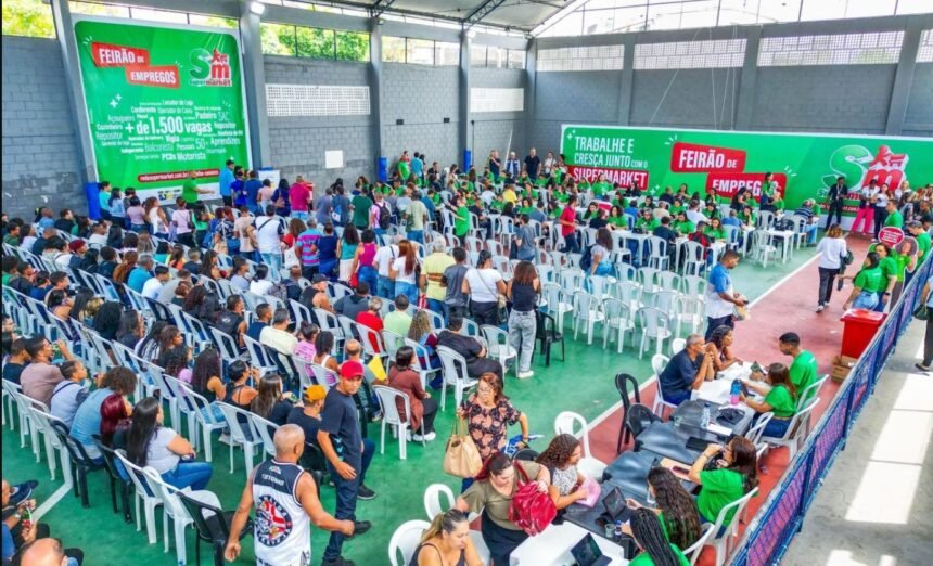 Feirão de Empregos do Supermarket e Prefeitura atrai mais de 5 mil pessoas em Meriti