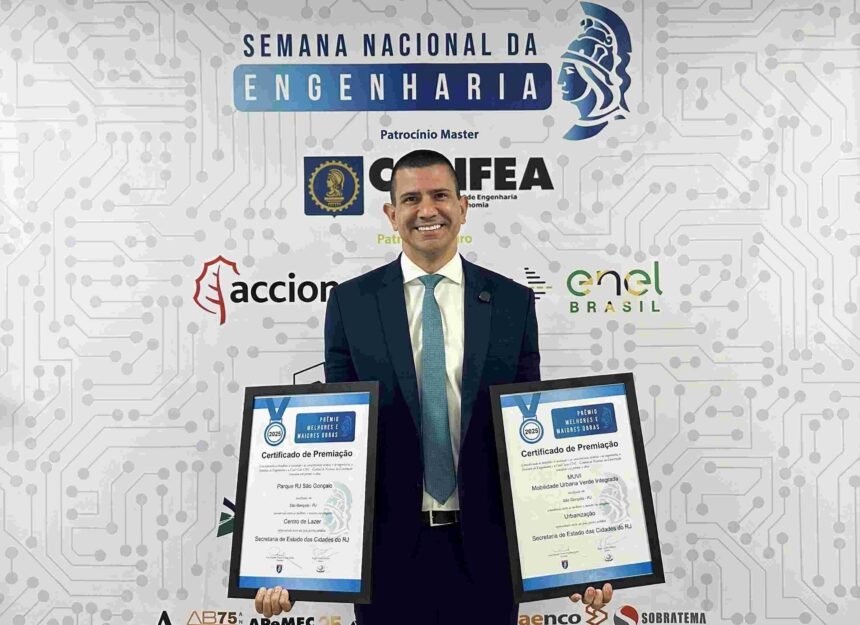 Secretário Douglas Ruas representa Secretaria das Cidades em premiação na capital paulista