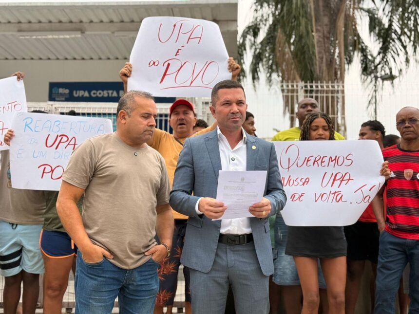 Deputado cobra estadualização da UPA de Costa Barros e reforço policial após fechamento por ação criminosa