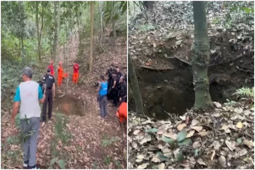 Polícia encontra cemitério clandestino no Morro do Jordão