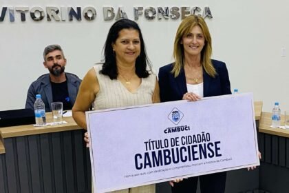 Deputada Célia Jordão recebe título de Cidadã Cambuciense