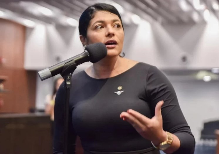 A vereadora Alana Passos (PL)