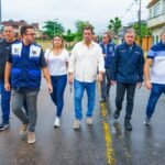 Prefeito Léo Vieira cobra manutenção da passagem de nível em Tomazinho durante vistoria ao viaduto da MRS