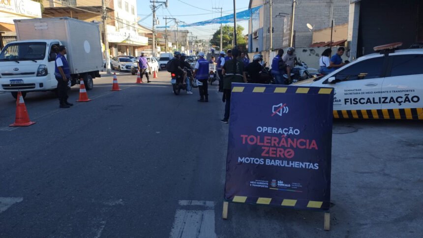 São Gonçalo: Operação Tolerância Zero tirou mais de 450 motos irregulares das ruas em 2025