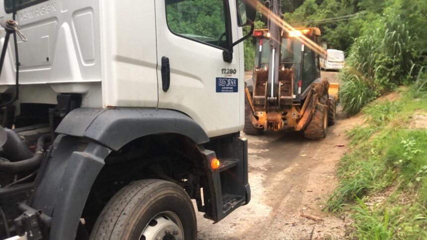 Governo do Estado do Rio envia maquinário para cidades afetadas pelas chuvas na Região Serrana