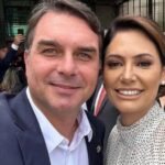 Flávio Bolsonaro projeta Michelle no Senado e articula apoio do Centrão