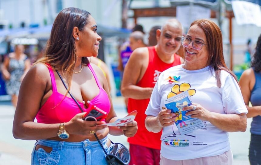 Meriti transforma Praça da Matriz em palco de conscientização contra exploração infantil