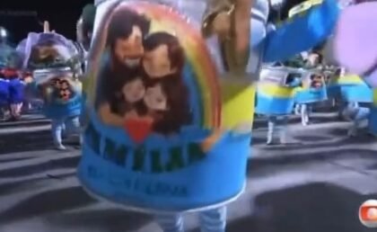 Família em conserva: desfile da Acadêmicos de Niterói que homenageou o presidente Lula (PT) foi alvo de polêmicas