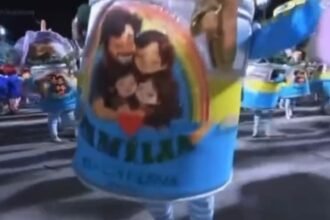 Família em conserva: desfile da Acadêmicos de Niterói que homenageou o presidente Lula (PT) foi alvo de polêmicas