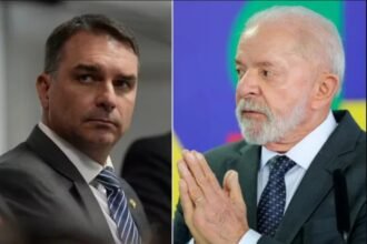 Flávio Bolsonaro aparece na frente de Lula em mais uma pesquisa