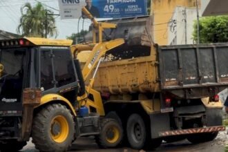 Força-tarefa da Prefeitura de Itaperuna seguem em ação após chuvas intensas