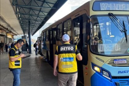 Nos bastidores do transporte