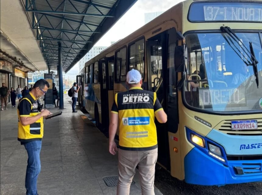 Nos bastidores do transporte
