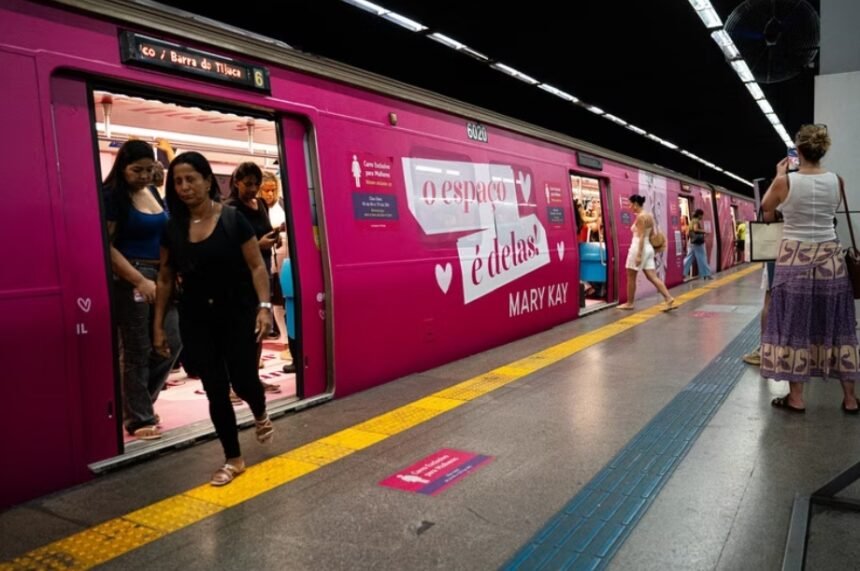 Vagão feminino 24h: nova lei contra o assédio amplia segurança nos transportes do Rio