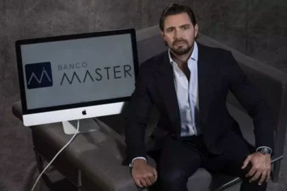 O empresário Daniel Vorcaro, dono do Banco Master