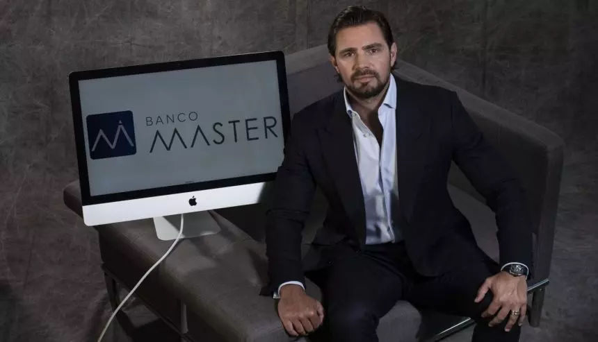 O empresário Daniel Vorcaro, dono do Banco Master