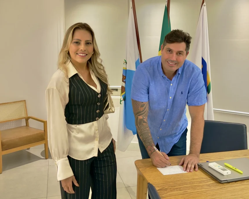 Tayane Gandra e Luciano Vieira - Foto: Reprodução