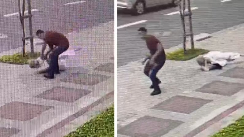 Idosa de 85 anos é agredida por ladrão em BH; veja o vídeo