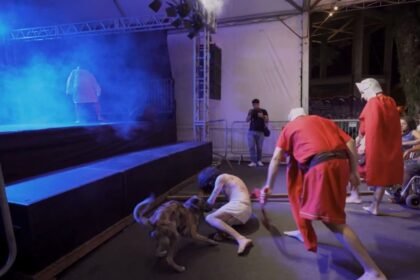 Cadela de rua defende Jesus em Sapiranga (RS) e ganha novo lar