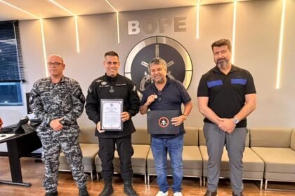 Maricá é homenageada pelo Bope em reconhecimento à parceria pela segurança