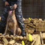 Cão que atuou na maior apreensão de drogas do Brasil receberá Medalha Tiradentes