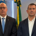 Felipe Curi (chefe da Polícia Civil) e Douglas Ruas, nome do PL ao governo — Foto: Reprodução/Instagram