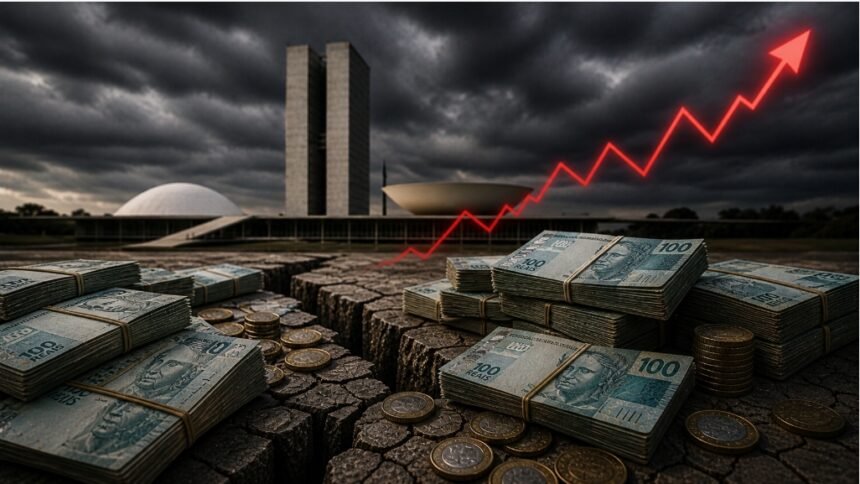 Rombo fiscal explode e ultrapassa R$ 1,2 trilhão — maior da história