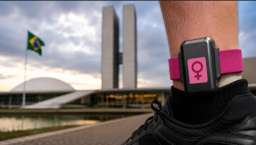 'TORNOZELEIRA ROSA': Câmara aprova urgência para expor agressores nas ruas