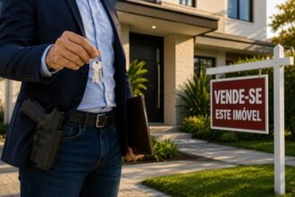 Imóvel à venda… e corretor armado: Câmara avança em projeto que libera porte na profissão