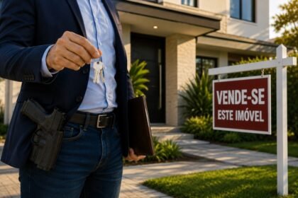 Imóvel à venda… e corretor armado: Câmara avança em projeto que libera porte na profissão