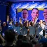 Ruas mostra força no interior: 6 prefeitos, vice e multidão em ato em Itaperuna