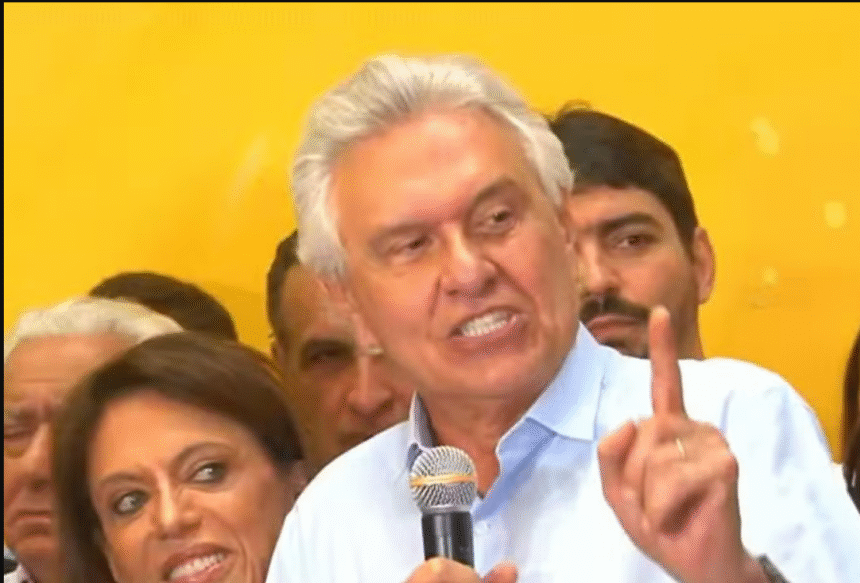 Caiado é oficializado candidato à Presidência e promete libertar o país do PT e combater o crime