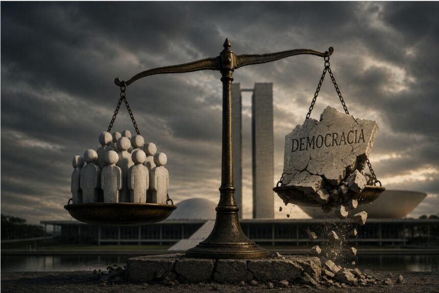 Preocupação com a democracia supera a saúde em nova pesquisa; crime, tráfico e corrupção seguem no topo