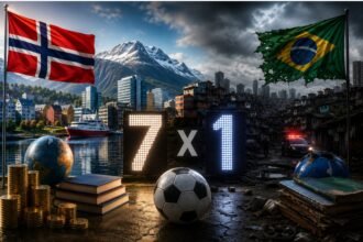 De novo? Brasil leva goleada de 7 a 1 da Noruega — e não foi no futebol