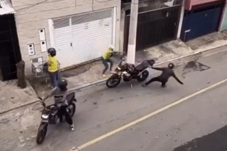 Gol contra o crime vira festa nas redes