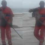 HERÓI DE VERDADE: GARI ARRISCA A VIDA PARA SALVAR CACHORRO NO RIO