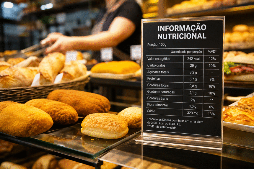 Padarias e lanchonetes podem ter que revelar o que tem no pão, doces e salgados