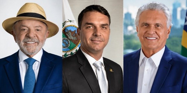 BTG/Nexus: Lula fica no empate com Flávio e Caiado no 2º turno